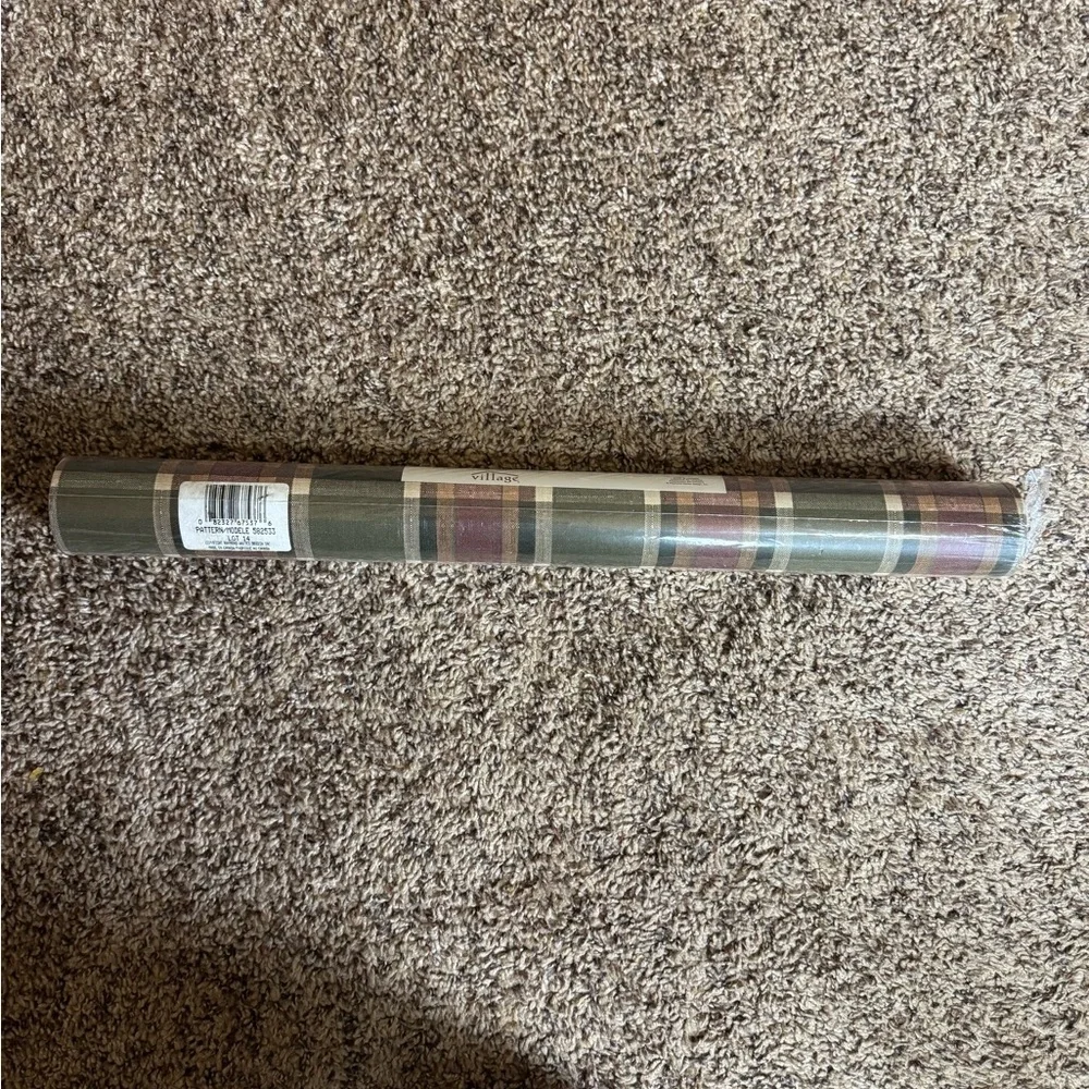 Raymond Waites for Village plaid wallpaper 1 Double roll New in sealed package